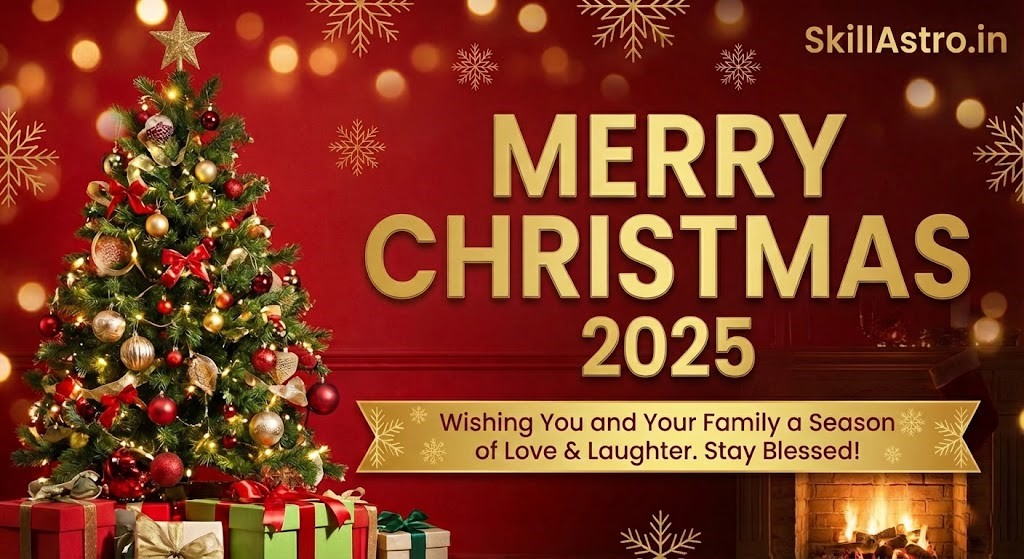 Merry Christmas 2025 Wishes in English: 50+ Best Messages, Quotes | Skill Astro