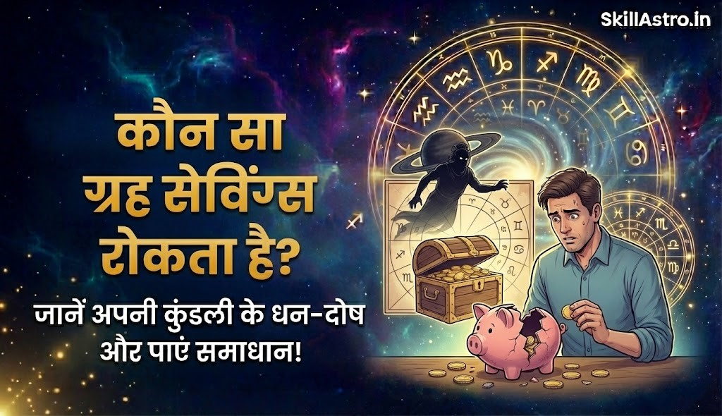 कौन सा ग्रह savings रोकता है? वैदिक ज्योतिष में कारण, | Skill Astro