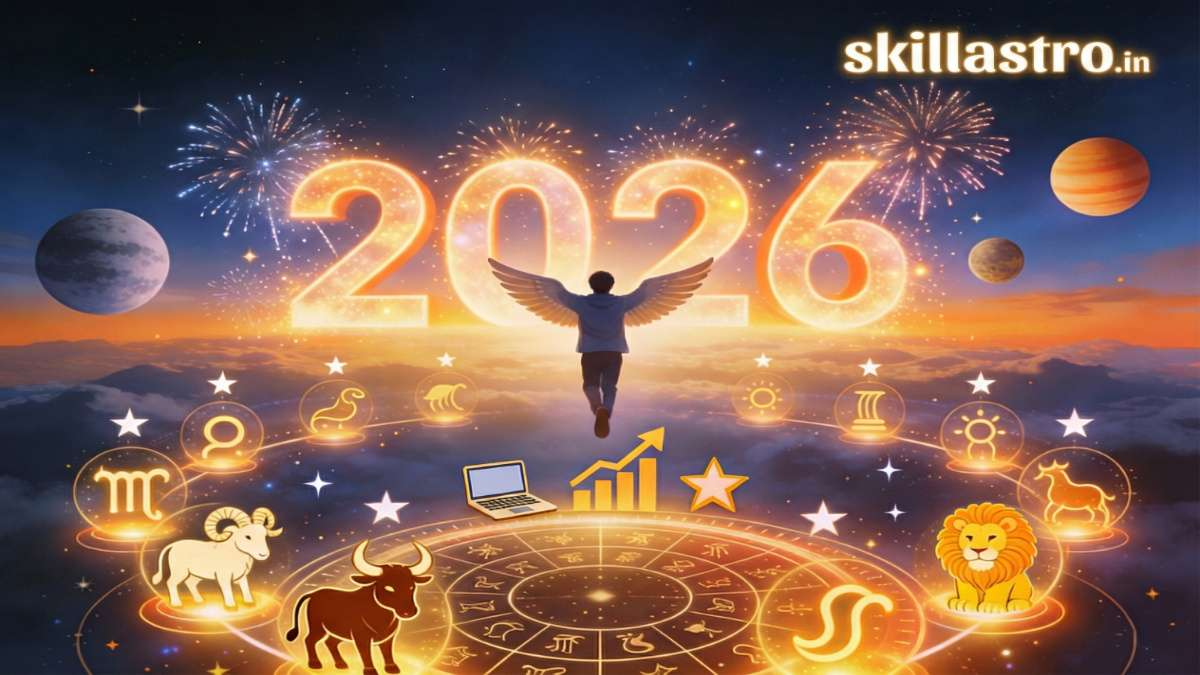 New Year 2026: When Will Your Zodiac Soar in Career? | Skill Astro