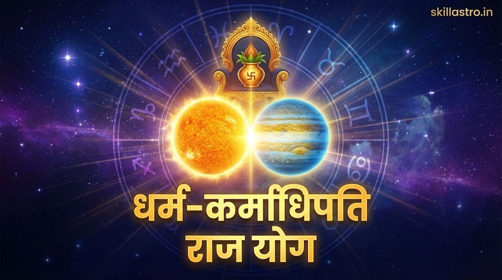 Dharma Karmadhipati Yoga in Kundli: Meaning, Importance &amp; Life Impact | Skill Astro