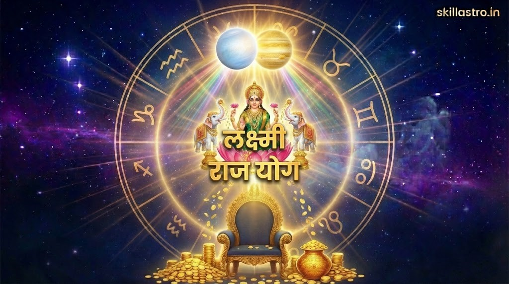 लक्ष्मी राजयोग: कुंडली में धन, समृद्धि और दैवीय आशीर्वाद का योग | Skill Astro