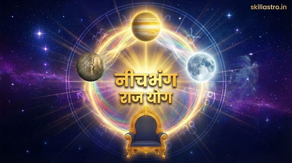 नीच भंग राजयोग: कुंडली में कमजोरी को शक्ति में रूपांतरित करने वाला योग | Skill Astro