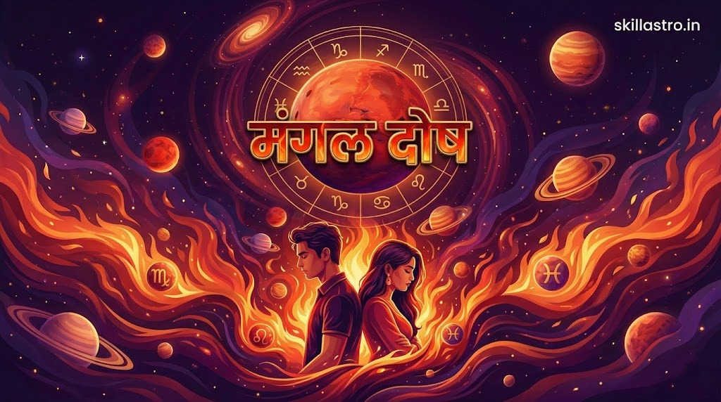 मंगल दोष क्या है? प्रकार, लक्षण, प्रभाव और निवारण उपाय | Mangal Dosha Kya Hai in Hindi | Skill Astro