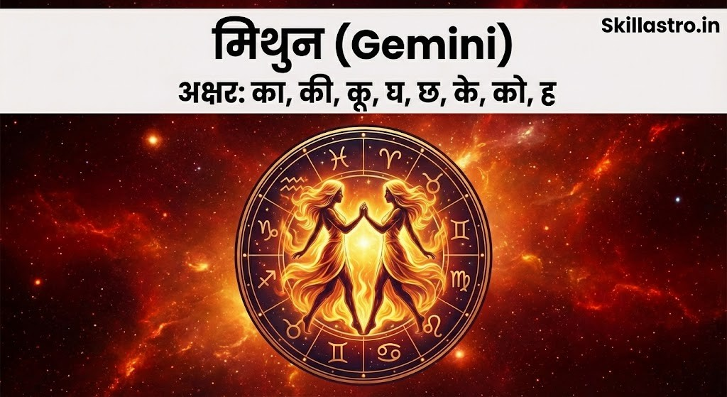 नाम का पहला अक्षर बताएगा मिथुन जन्म राशि और नक्षत्र नाम | Skill Astro
