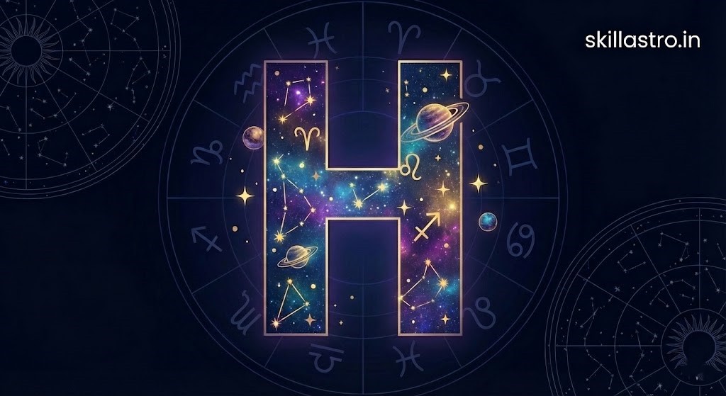 How Are People Named H? Complete Analysis in Vedic Astrology and Numerology | Skill Astro