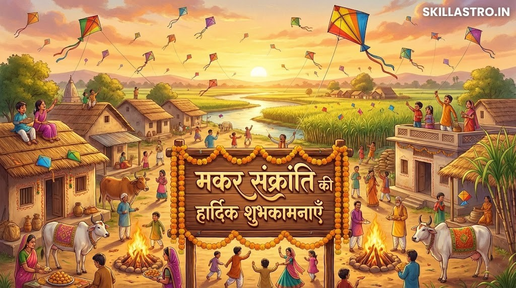 मकर संक्रांति 2026 विशेष: गंगा स्नान के चमत्कार, पतंग उड़ाने का विज्ञान | Skill Astro
