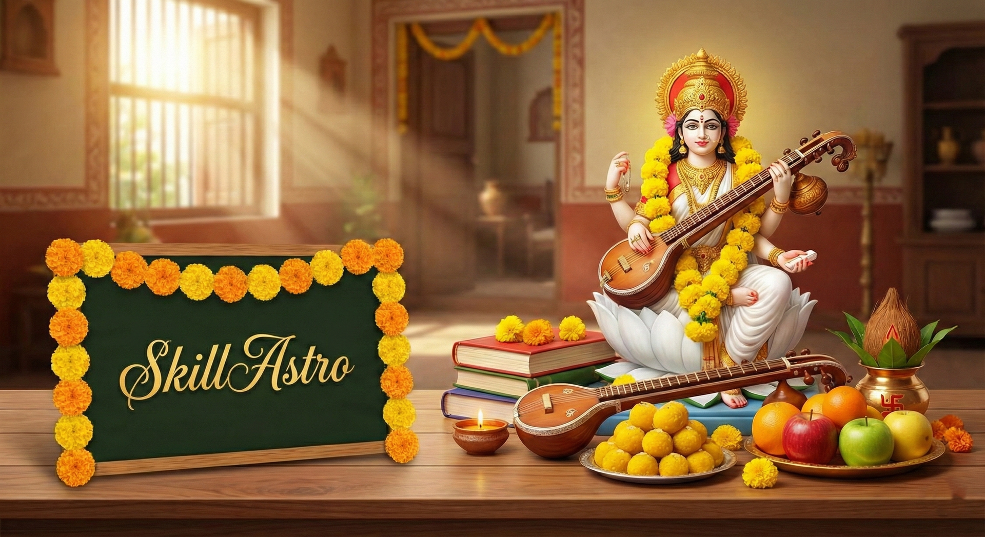 Basant Panchami 2026: Puja Vidhi, Auspicious Muhurat, Materials | Skill Astro