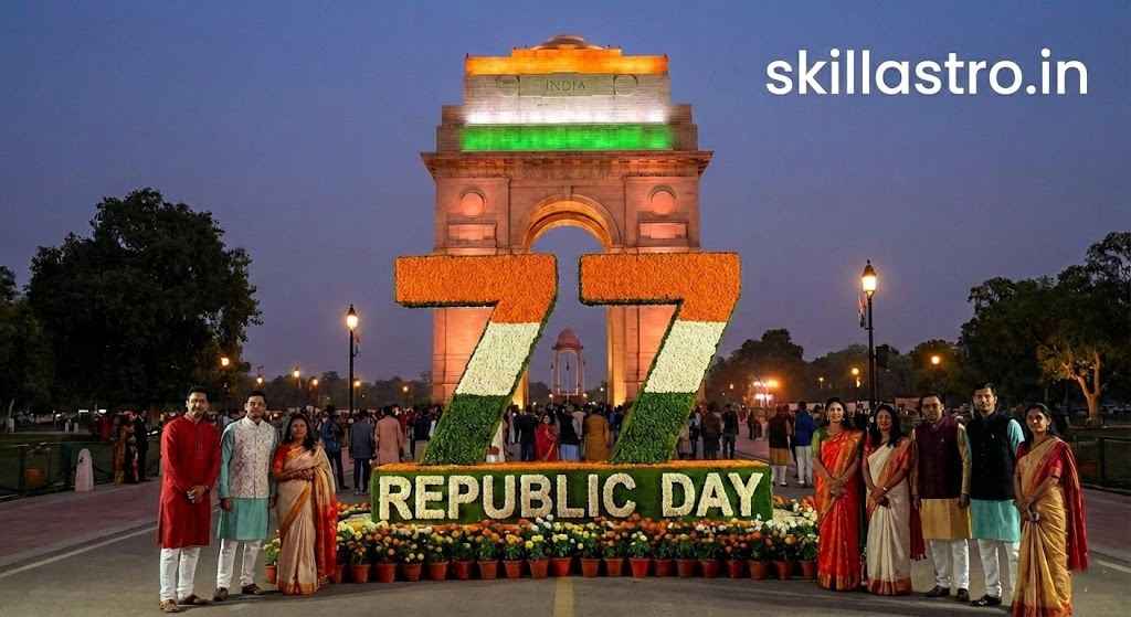 गणतंत्र दिवस 2026 भारत में: 77वां या 78वां? सब कुछ जानें - इतिहास, परेड, मुख्य अतिथि, तैयारियां | Skill Astro