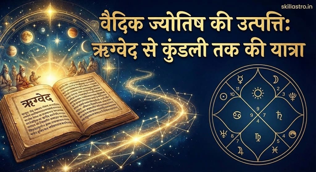 वैदिक ज्योतिष की उत्पत्ति: ऋग्वेद से कुंडली तक की यात्रा | Skill Astro