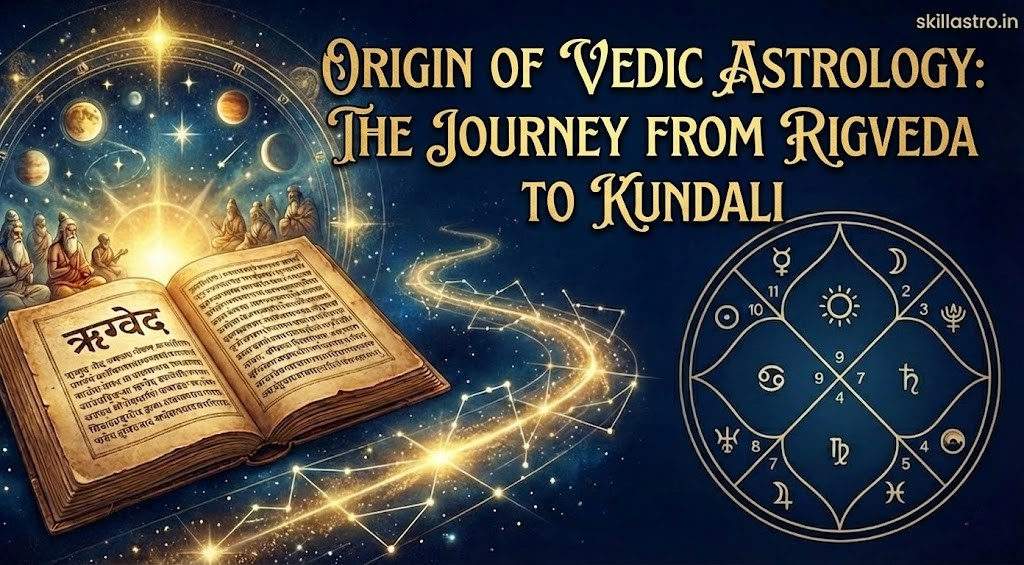 Origin of Vedic Astrology: The Journey from Rigveda to Kundali | Skill Astro