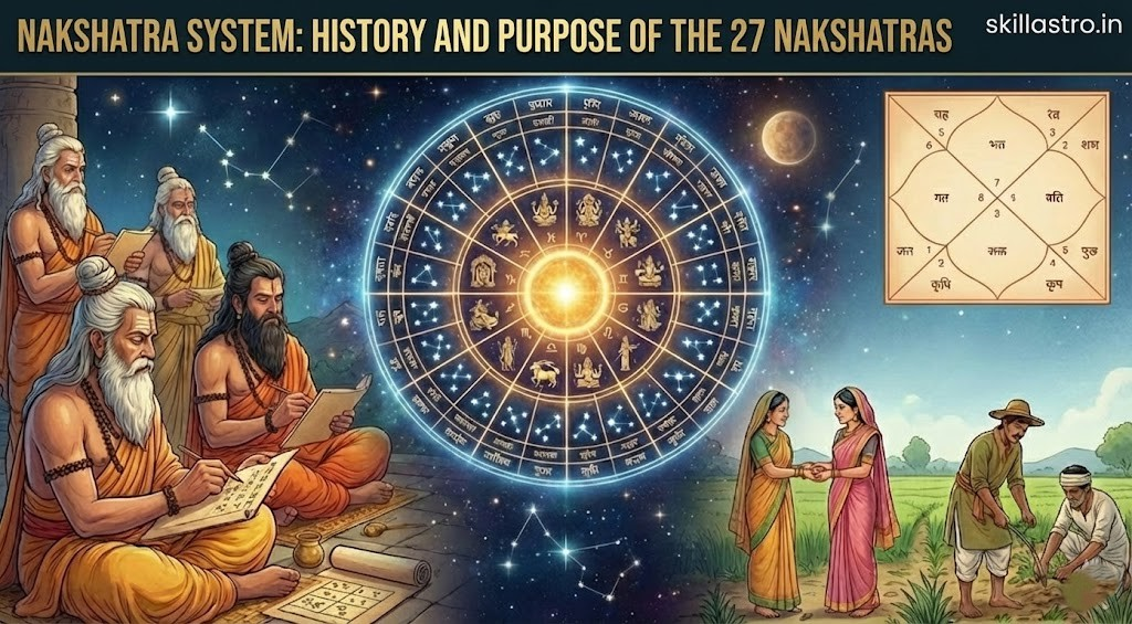 History of the Nakshatra System: When and Why Was the 27-Star Arrangement Created? | Skill Astro