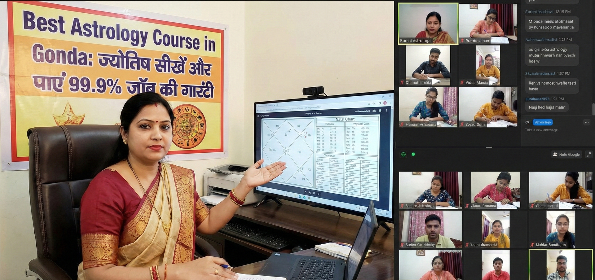 Best Astrology Course in Gonda - Learn and Get a 99.9% Job | Skill Astro