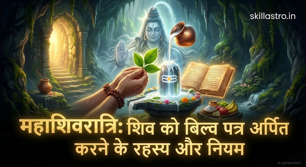 महाशिवरात्रि: शिवलिंग पर बेलपत्र चढ़ाने का रहस्य और सही नियम | Skill Astro