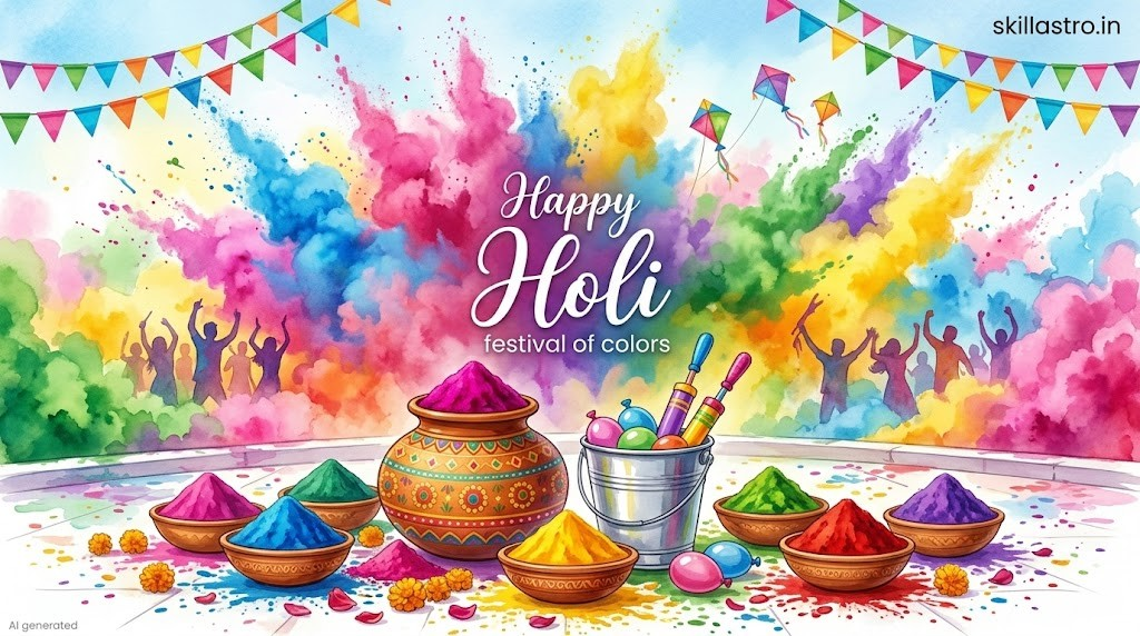 2026 Holi Images WhatsApp Status | Skill Astro
