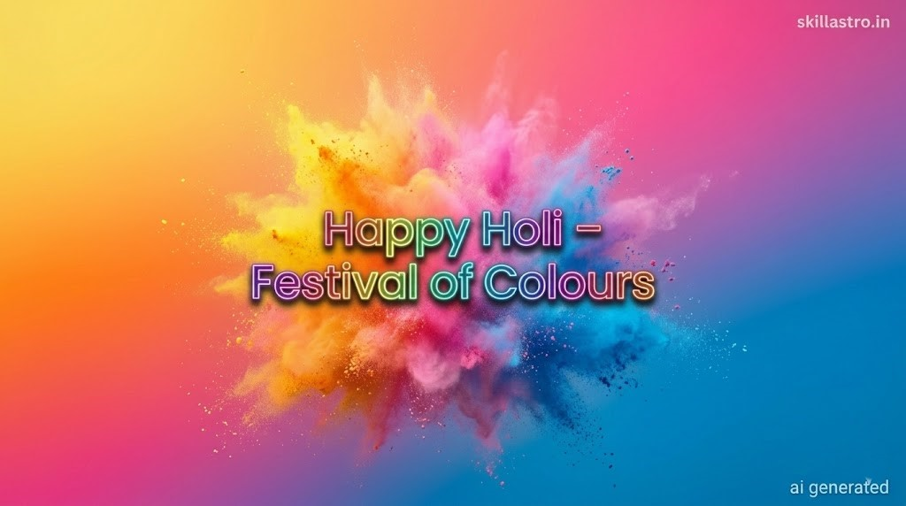 Top 2026 Holi Images WhatsApp Status (Free HD Download) | Skill Astro