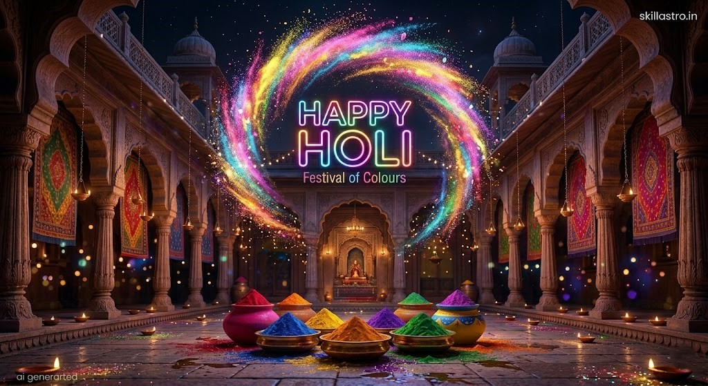 Top 2026 Holi Images WhatsApp Status (Free HD Download) | Skill Astro