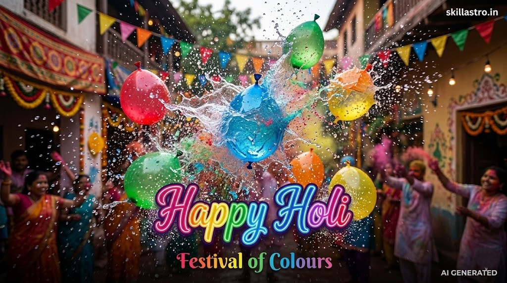 Top 2026 Holi Images WhatsApp Status (Free HD Download) | Skill Astro