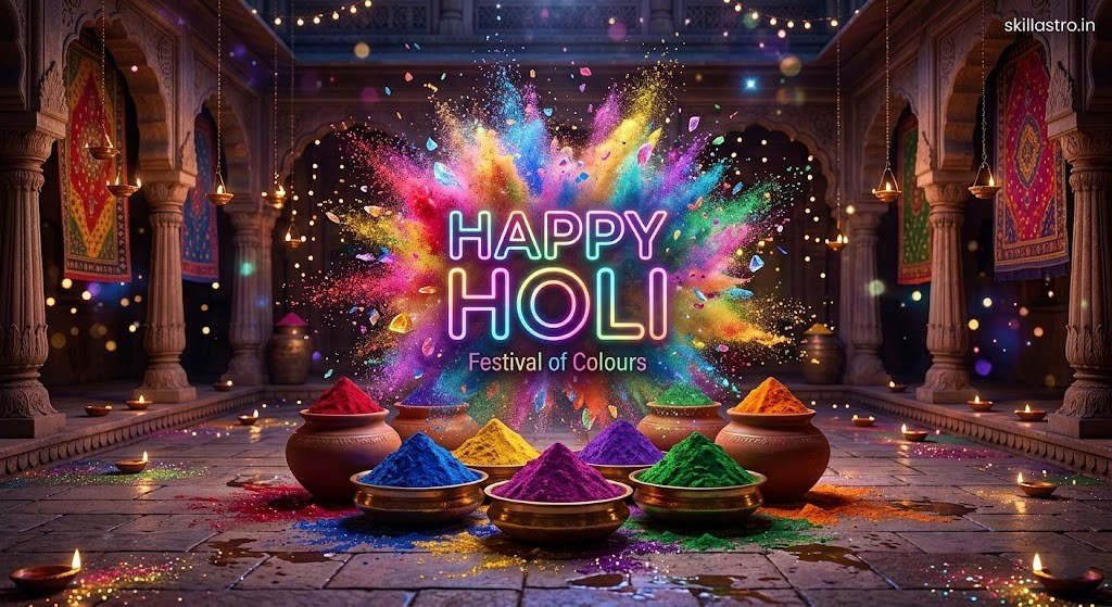 Top 2026 Holi Images WhatsApp Status (Free HD Download) | Skill Astro