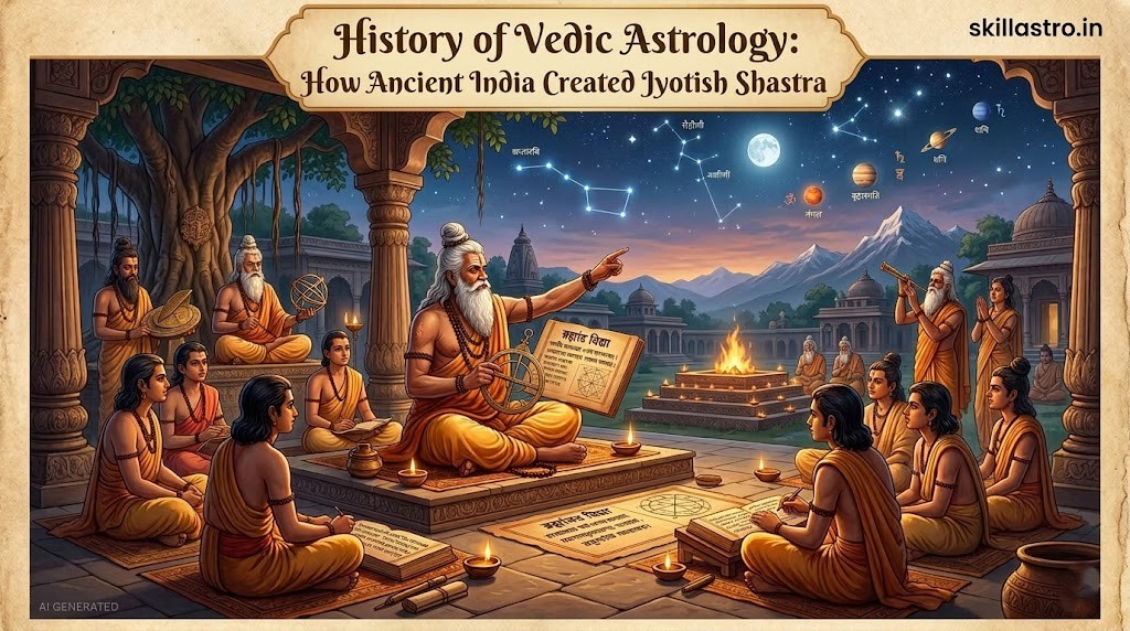 History of Vedic Astrology: How Did Ancient India Create Jyotish Shastra? | Skill Astro