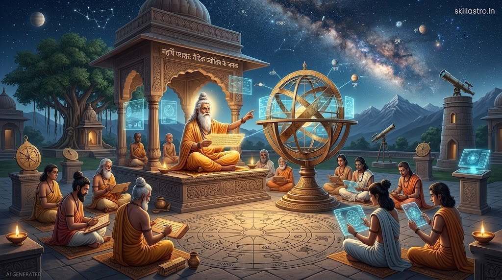 महर्षि पराशर: वैदिक ज्योतिष के जनक और उनके महान सिद्धांतों का सच | Skill Astro