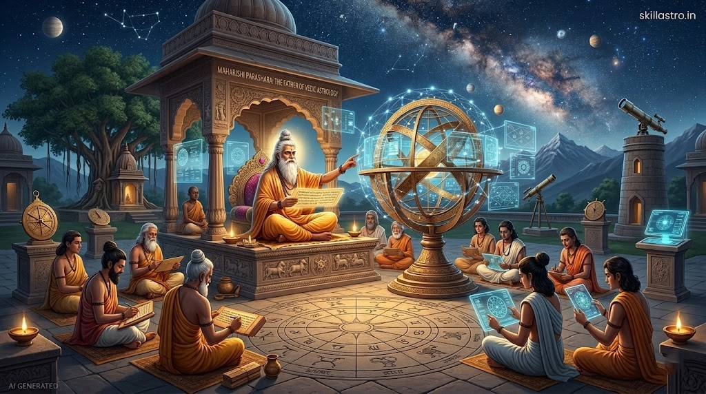Maharishi Parashara: The Father of Vedic Astrology and the Truth of His Great Principles | Skill Astro