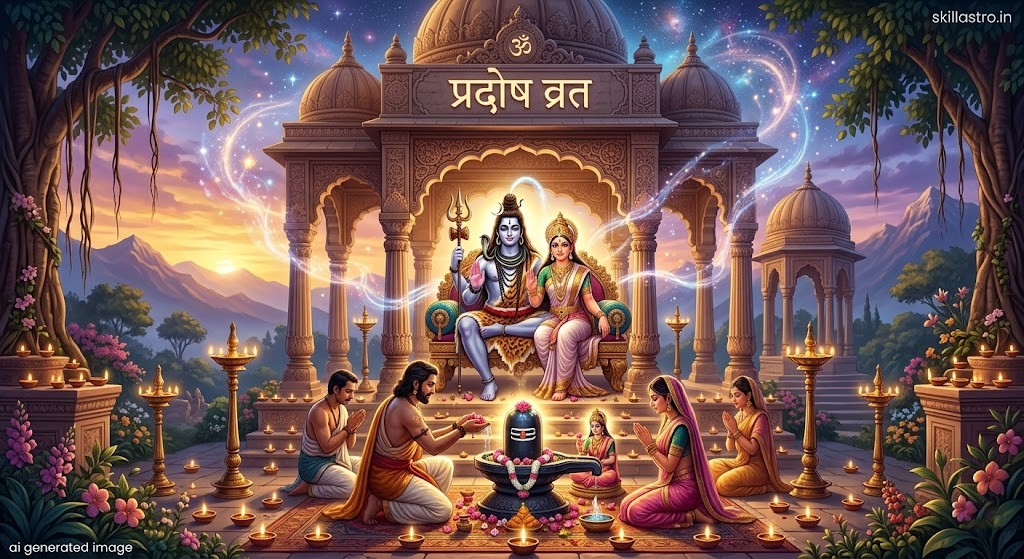 प्रदोष व्रत कब है? जानें सही तिथि, पूजा विधि, व्रत कथा और प्रदोष काल का महत्व | Skill Astro