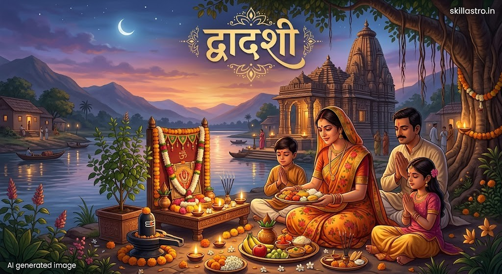 द्वादशी तिथि कब है? जानें द्वादशी का महत्व, पूजा विधि और नियम | Skill Astro