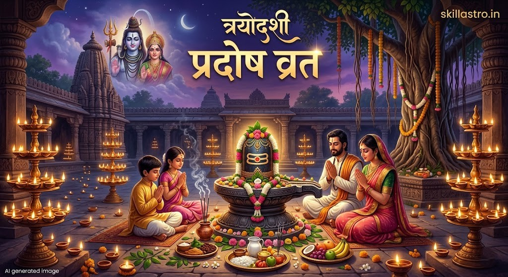 त्रयोदशी तिथि कब है? जानें त्रयोदशी का महत्व, पूजा विधि और शुभ कार्य | Skill Astro