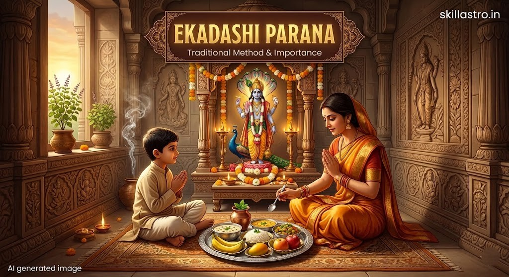 Exact Time and Method for Ekadashi Parana: Infallible Rules for Breaking the Fast | Skill Astro