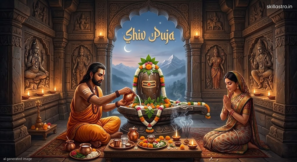 How to Worship Lord Shiva? Correct Method and Powerful Mantras for Home Shiva Puja | Skill Astro