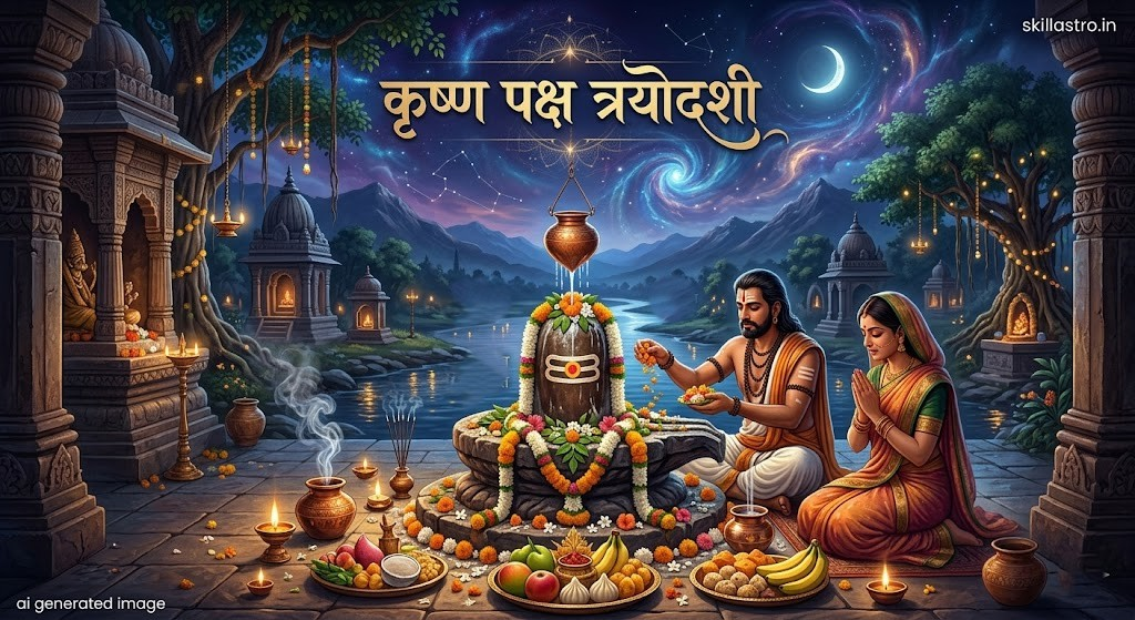 कृष्ण पक्ष त्रयोदशी कब है? जानें इसका महत्व, | Skill Astro