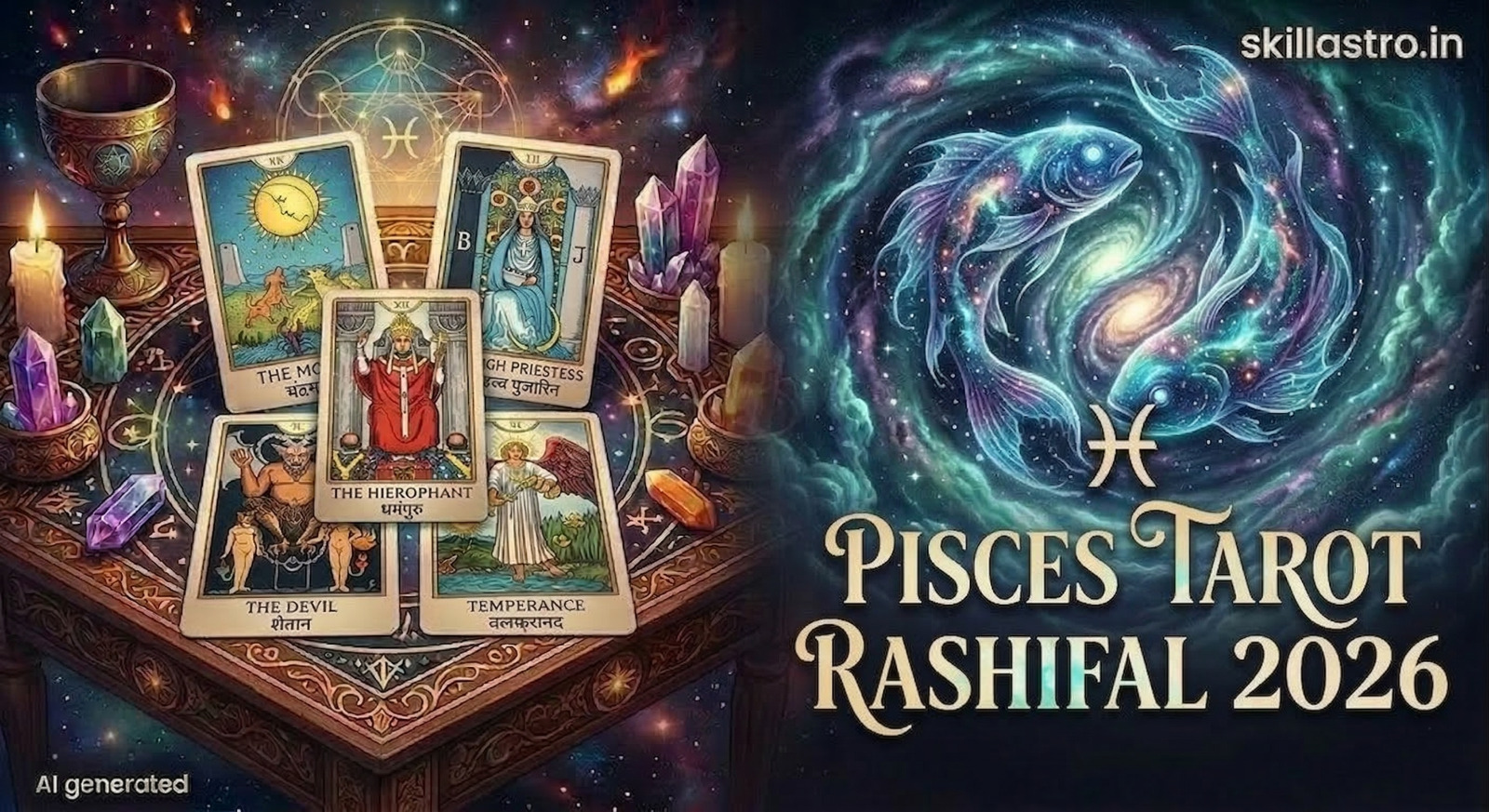 Pisces Tarot Horoscope March 17, 2026: Know Infallible Remedies for Love, Wealth, Career | Skill Astro