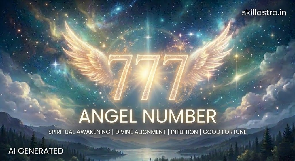 एंजेल नंबर 777 का अर्थ: भाग्य और आध्यात्मिक संरेखण | Skill Astro