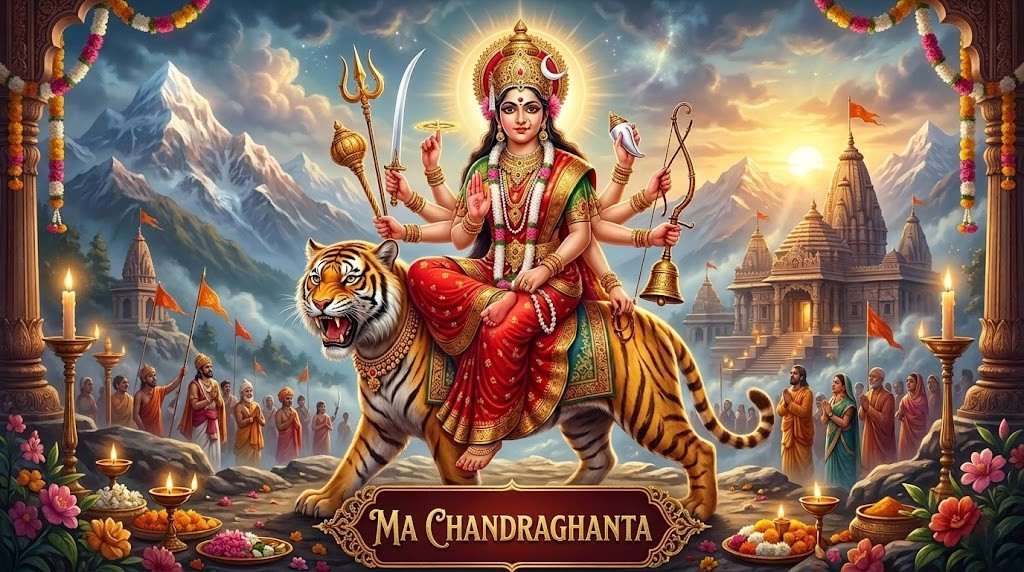 Maa Chandraghanta Day 3: Puja Vidhi, Bhog, and What to Do Today | Skill Astro