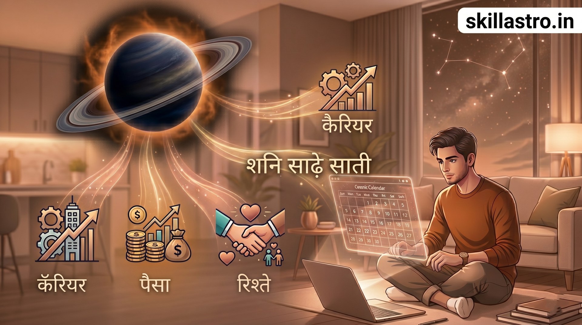 The Impact of Shani Sade Sati: What Happens to Career, Money, and Relationships? | Skill Astro