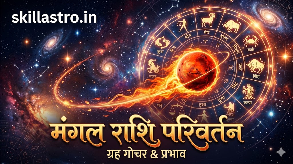 Mangal Rashi Parivartan 2026: Zindagi Par Asar, Rashifal Aur Mangal Dosh Deep Analysis | Skill Astro
