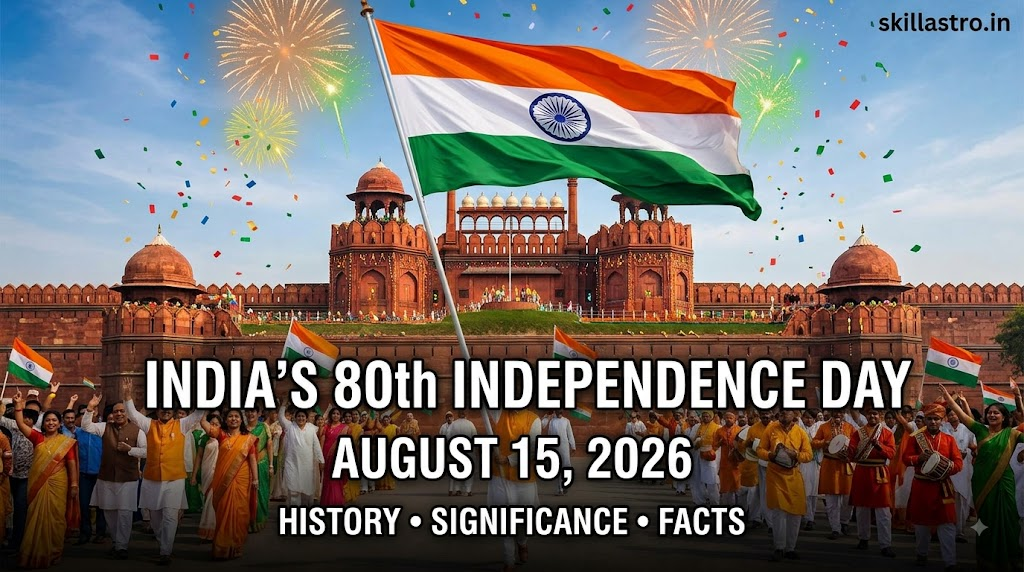5 August 2026: India is Celebrating its 80th Independence Day | Skill Astro