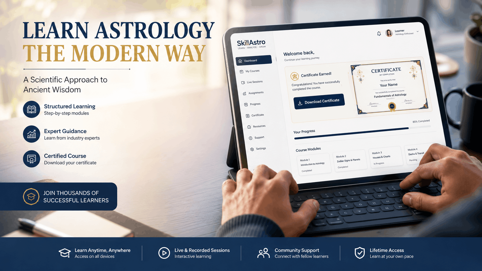 Looking for the best online astrology course with certificate?