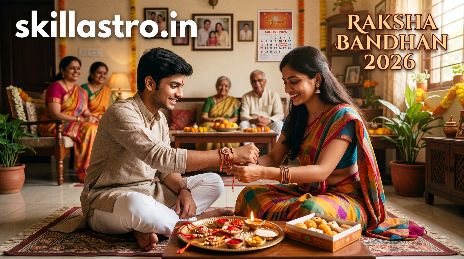 Raksha Bandhan 2026 Date: Kab Hai Rakshabandhan? Shubh Muhurat aur Bhadra Time | Skill Astro