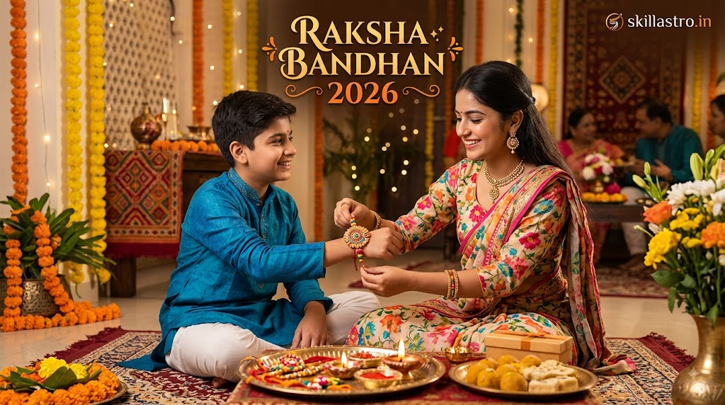 Raksha Bandhan 2026 Date, Shubh Muhurat, Puja Vidhi | Skill Astro
