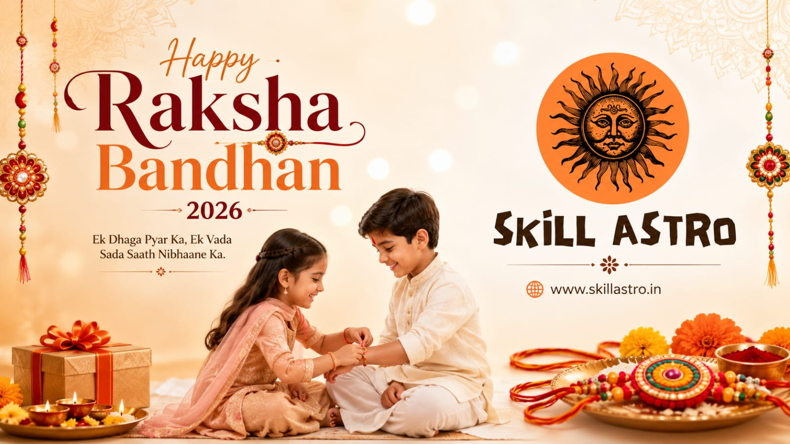 Raksha Bandhan 2026 Kab Hai? Muhurat Aur Complete Details | Skill Astro