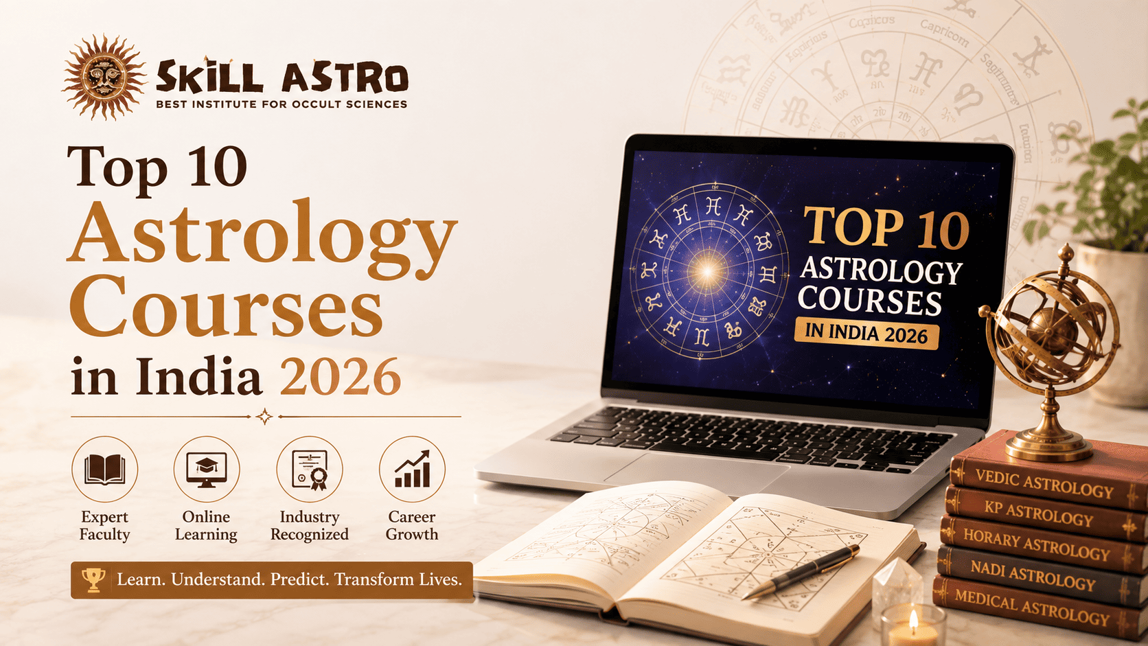 Top 10 Astrology Courses in India 2026 | Skill Astro