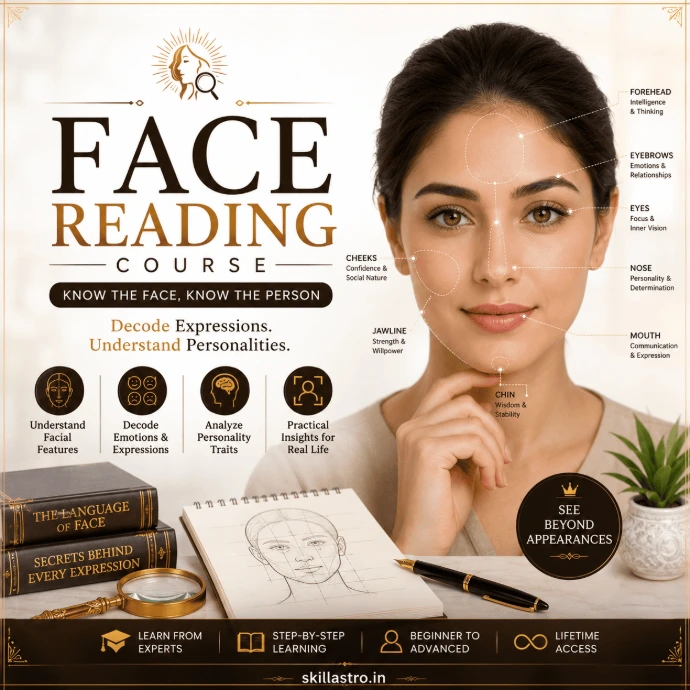 Professional Face Reading Course Online Certification Program by SkillAstro