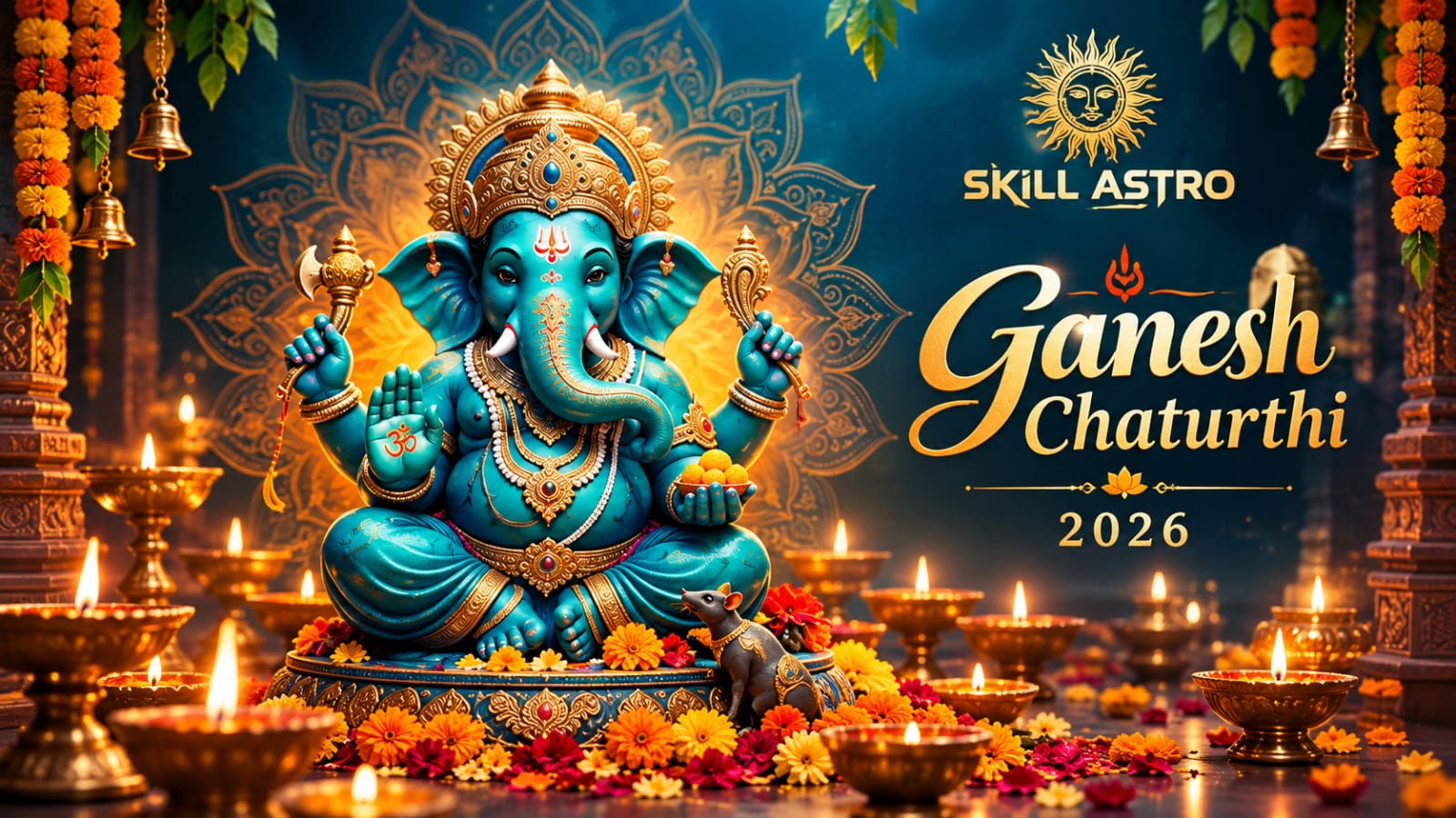 Ganesh Chaturthi 2026: Date, Shubh Muhurat, Panchang | Skill Astro